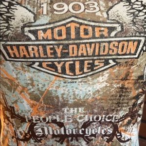 {Rare}  Harley-Davidson Top
